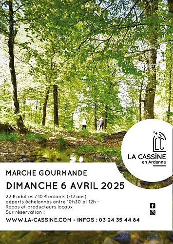 Affiche marche gourmande ©cassine