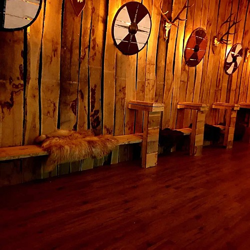 Cibles du lancer de haches à la Taverne Idavoll à Molsheim