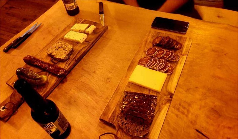 Planchettes proposées par la taverne d'Idavoll à Molsheim