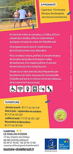 Camping le Chillou d'Ozon