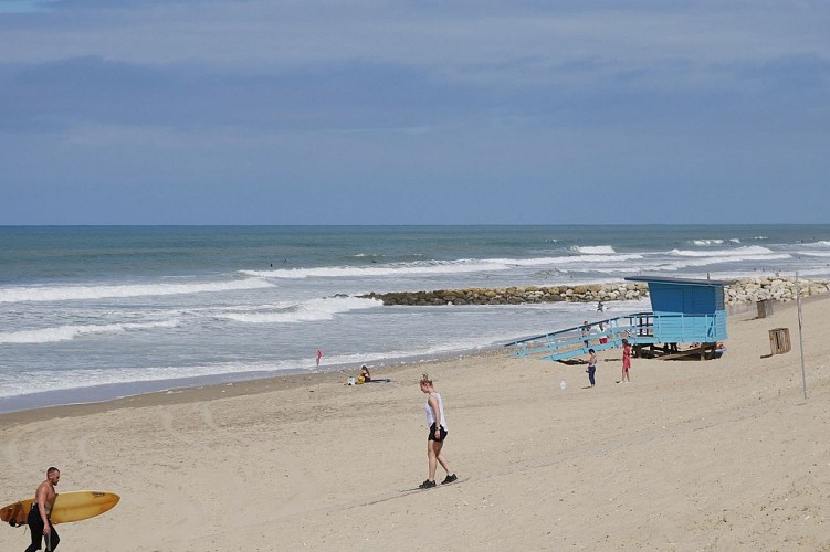 Plage centrale © Médoc Atlantique