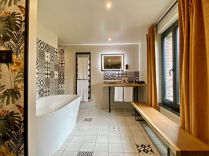 Salle de bain © Le Moulin Fouret