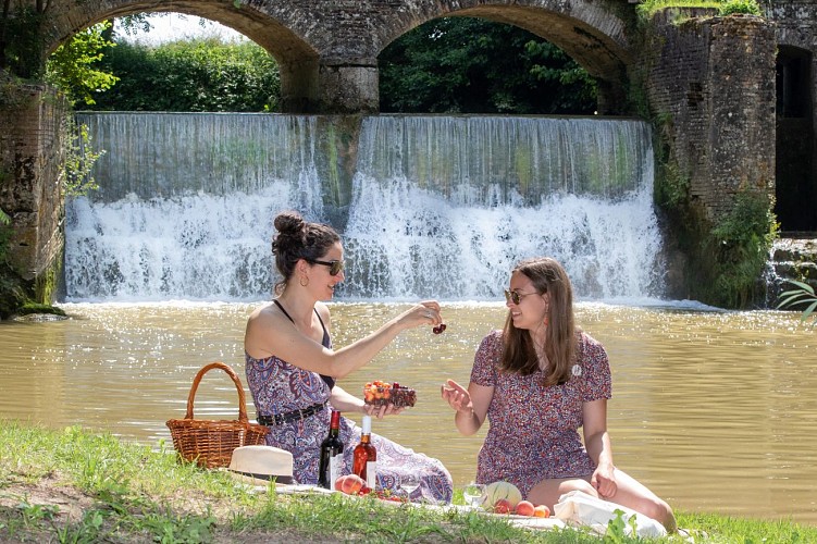 Pont-cascade de Pontalaman