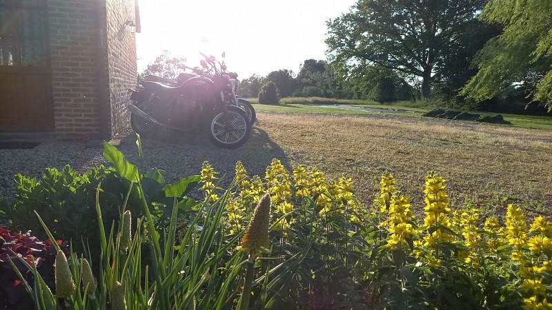 Motos couchez soleil