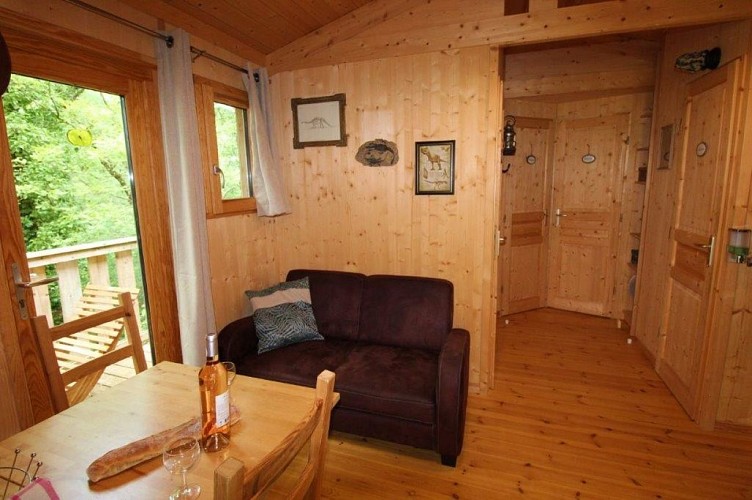 Mas de Saillac - de neergeslagen hut - Jurassic