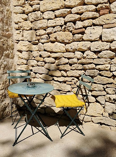 Au cœur du hameau de Gandoulès