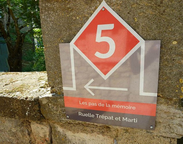 La Mounière, "In the footsteps of memory" trail