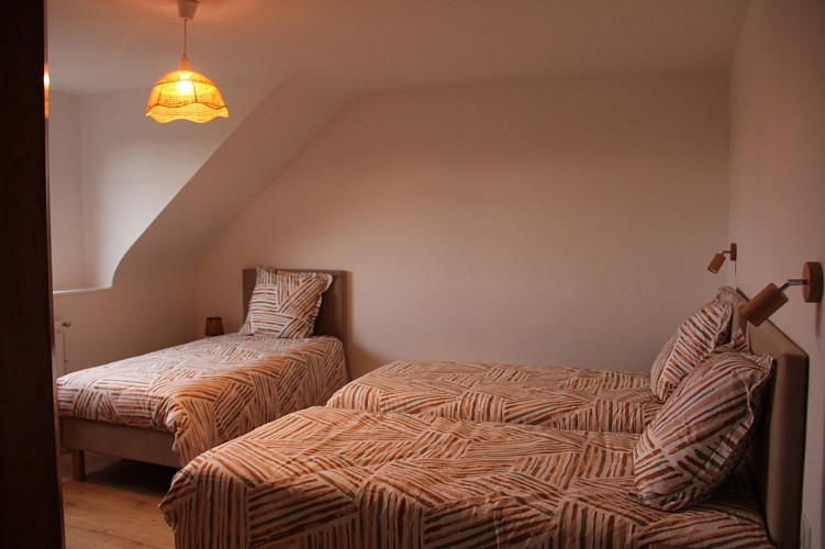 chambre 3 lits Gite des Pélerins à Oberhaslach