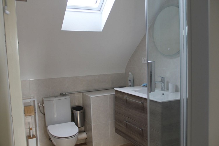 salle douche Gite des Pèlerins à Oberhaslach