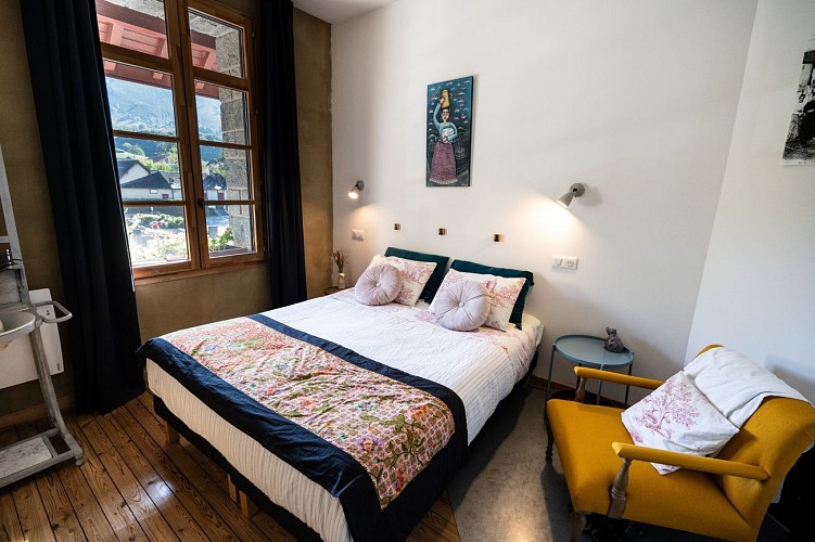 Chambre double Auberge Spa Transhumance &amp; cie