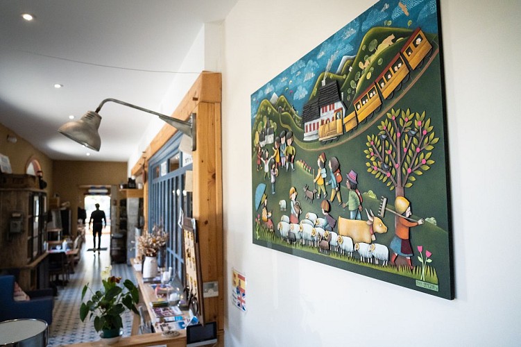 Hall Accueil Auberge Spa Transhumance &amp; Cie