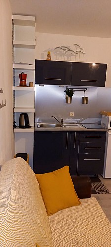 JOLI STUDIO 2 PERSONNES VUE SUR MER