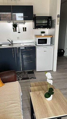 JOLI STUDIO 2 PERSONNES VUE SUR MER