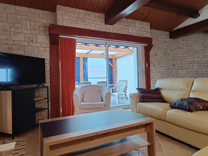 Noirmoutier : Location de vacances pour 8 personnes centrer de Barbâtre