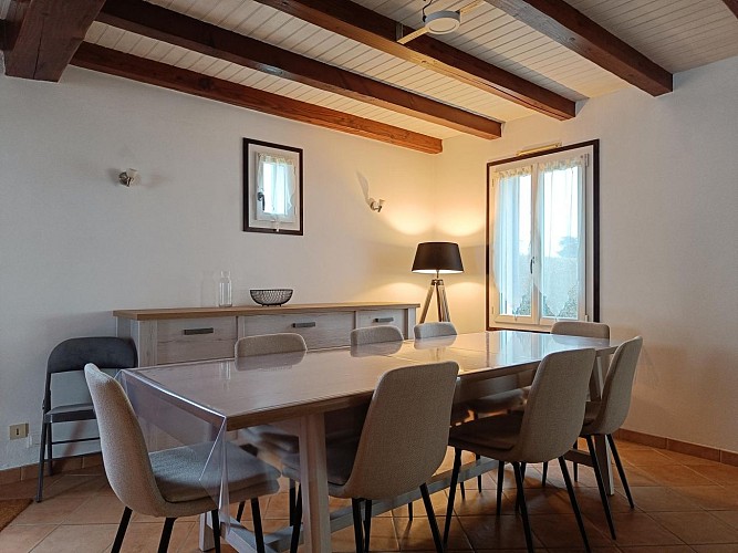 Noirmoutier : Location de vacances pour 8 personnes centrer de Barbâtre