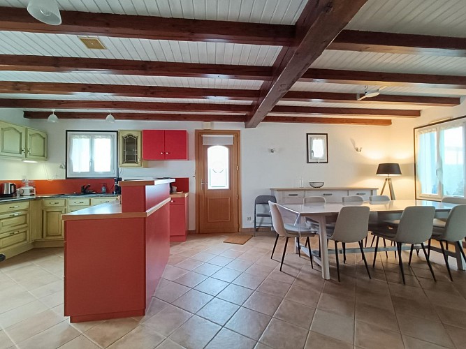 Noirmoutier : Location de vacances pour 8 personnes centrer de Barbâtre