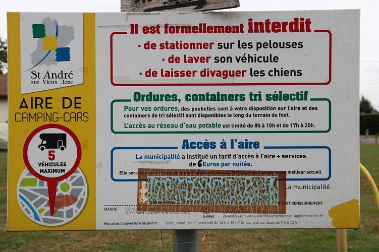 Aire de camping-car