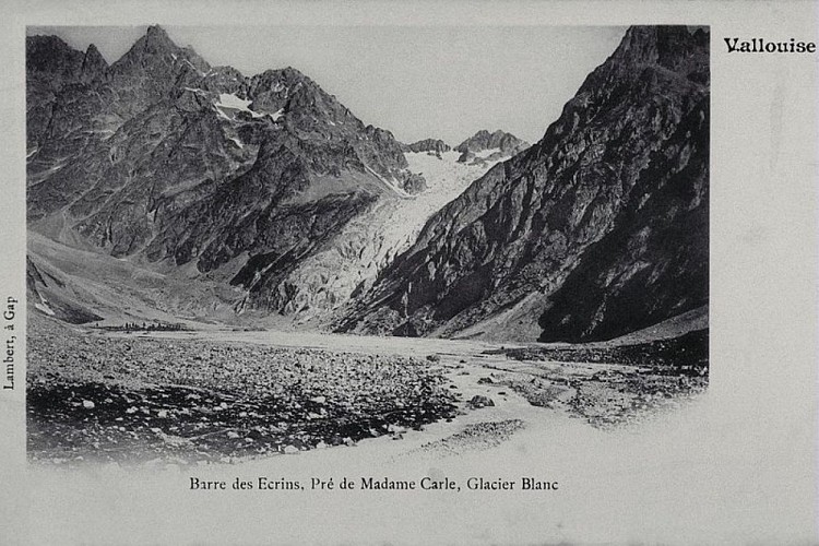 Les deux glaciers se rejoignant