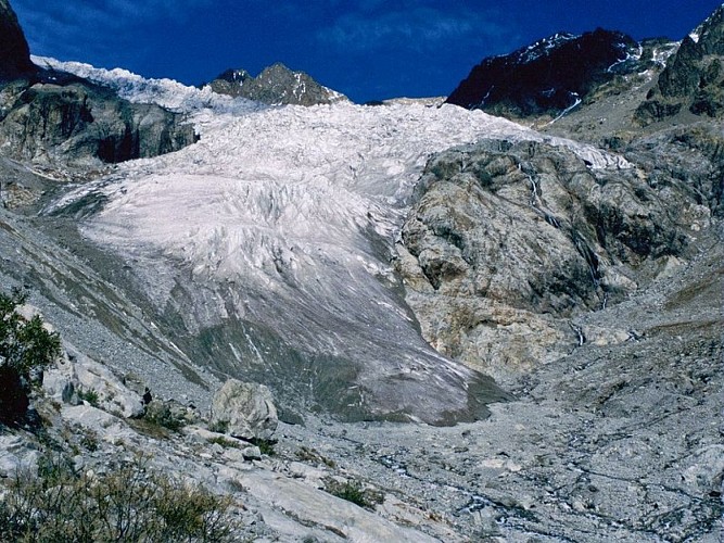 Le glacier Blanc en 2000