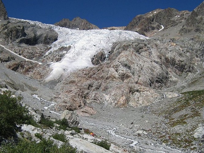 Le glacier Blanc en 2010