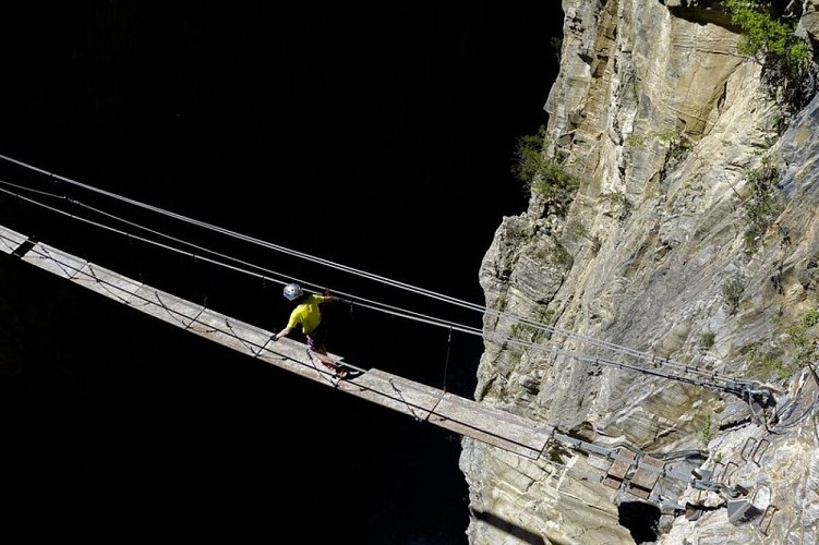 Via ferrata des gorges de la Durance