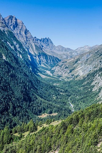 Vallon du Fournel vu du Col de la Pousterle