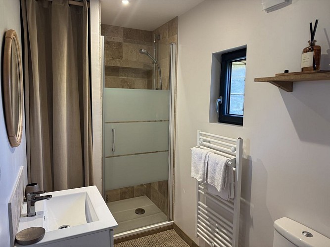 Le gîte de Brocottes - Hotot-en-Auge - La salle de bain