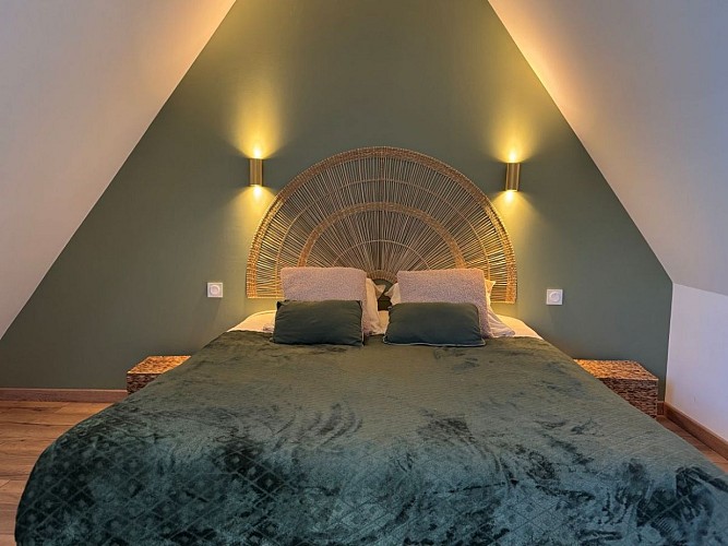 Le gîte de Brocottes - Hotot-en-Auge - La chambre