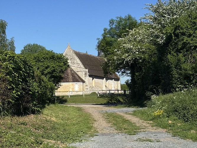 Le gîte de Brocottes - Hotot-en-Auge - L'église (2)
