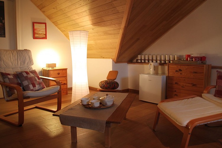 Les Prés du Lilot - Chambre d'hôtes à Haillot - salon