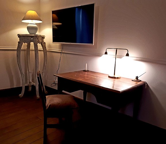 bureau-chambre côté jardin