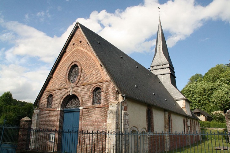 Point de départ : Eglise de Saint-Denis-le-Thiboult
