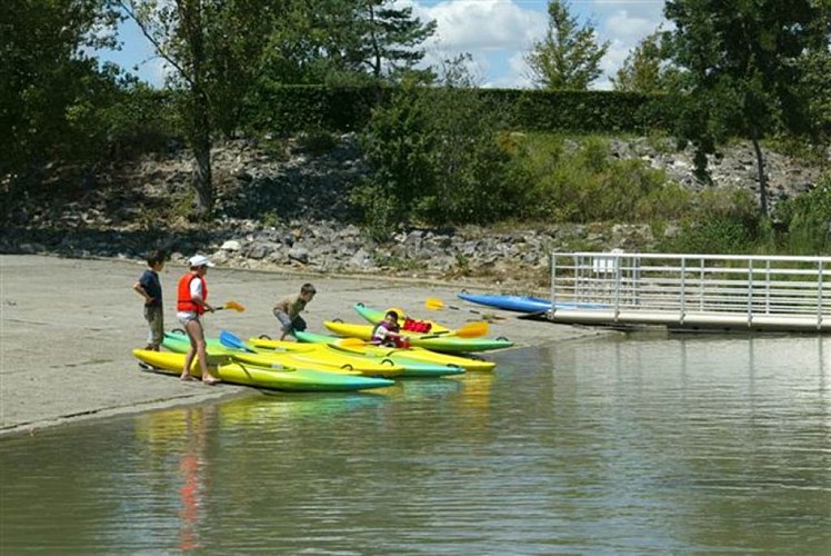 La base de loisirs du Tarn et de la Garonne