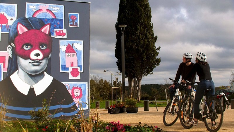 Fresque Murale : Portrait de Amandine URRUTY