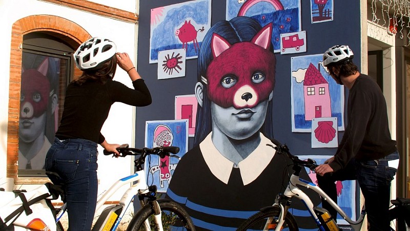 Fresque Murale : Portrait de Amandine URRUTY