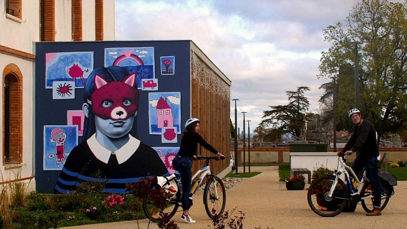 Fresque Murale : Portrait de Amandine URRUTY