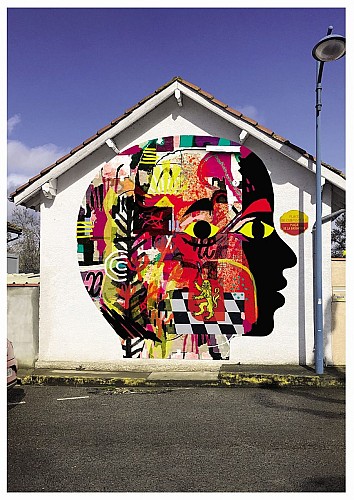 Fresque Murale : The Inside Mess de Pedro et Kazy-K