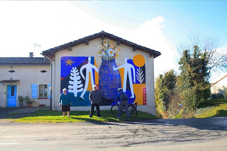 Fresque Murale : La danse de Pedro