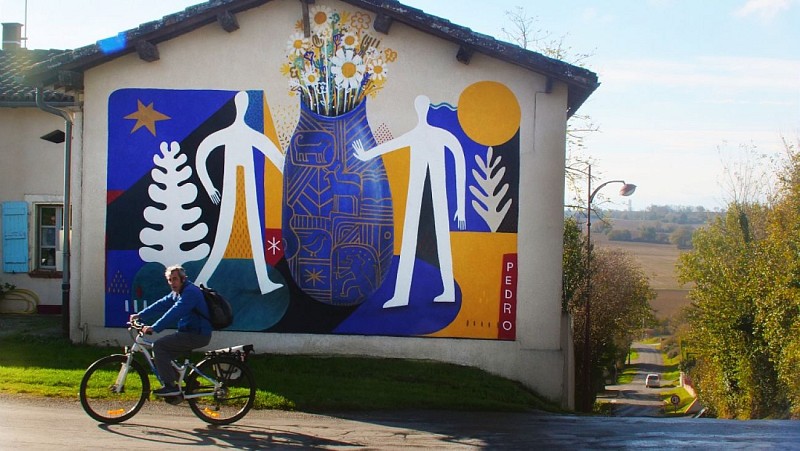 Fresque Murale : La danse de Pedro