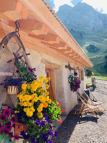 Berghütte „Refuge de Bise“