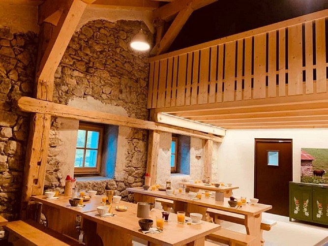 Berghütte „Refuge de Bise“