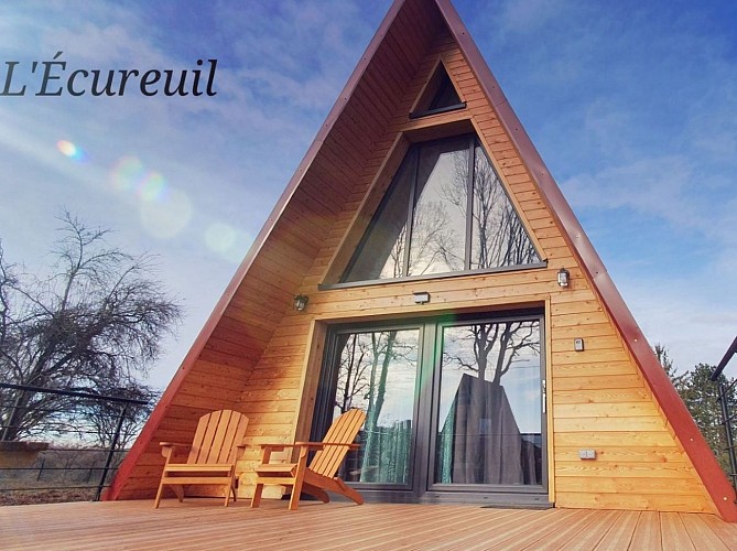 Meublé chalet en A l'Écureuil