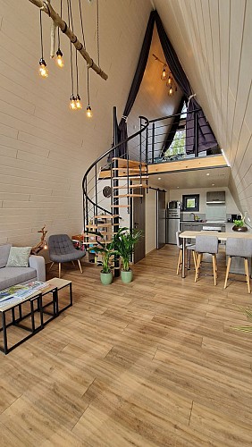 Meublé chalet en A l'Écureuil