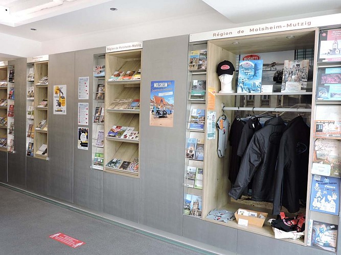 Boutique Bugatti de l'Office de Tourisme Région Molsheim-Mutzig