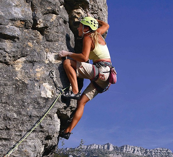 Site d'escalade des "Gorges de Crossey"