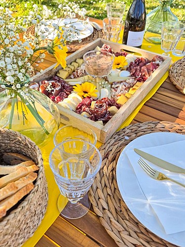 Le temps d'un pic nic tablée famille