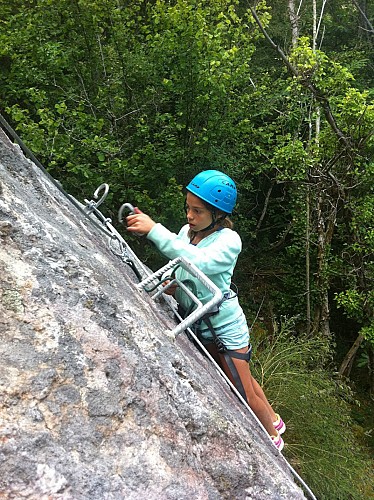 Climbing and via ferrata