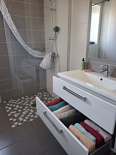 Location La Jacauperie à Thènezay - salle de bain