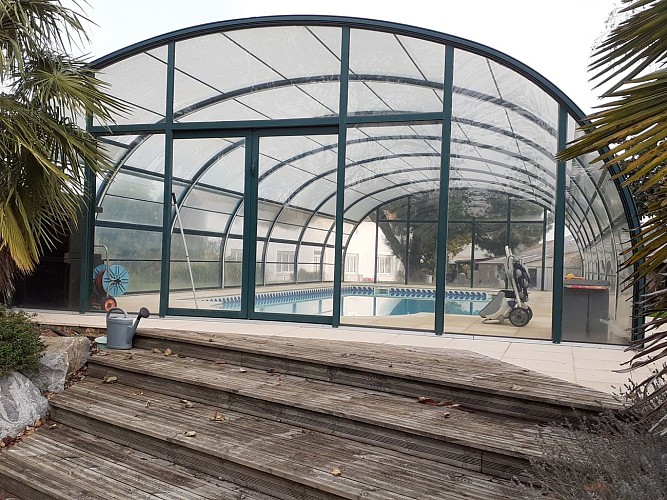 Location La Jacauperie à Thènezay - piscine