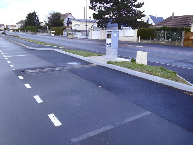 Aire de camping car communale de Luc Sur mer, Calvados, Normandie1